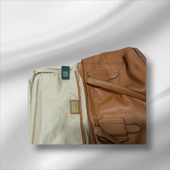 Ralph Lauren Tan Leather Tote Bag - Picture 10 of 16